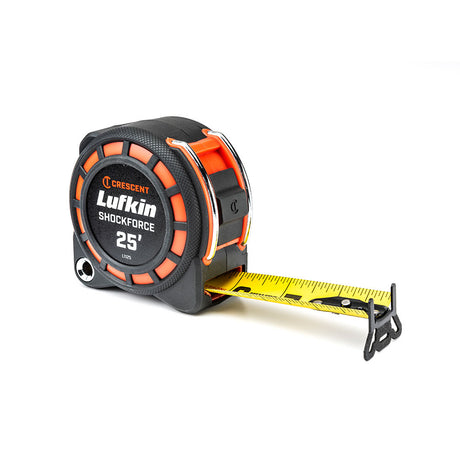 Crescent Lufkin L1125 Shockforce Tape Measure, 25'x1-3/16"