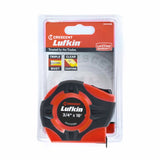 Crescent Lufkin PHV1316N 3/4" x 16' P1000 Series Hi-Viz Orange Yellow Clad A2 Blade Power Return Tape Measure