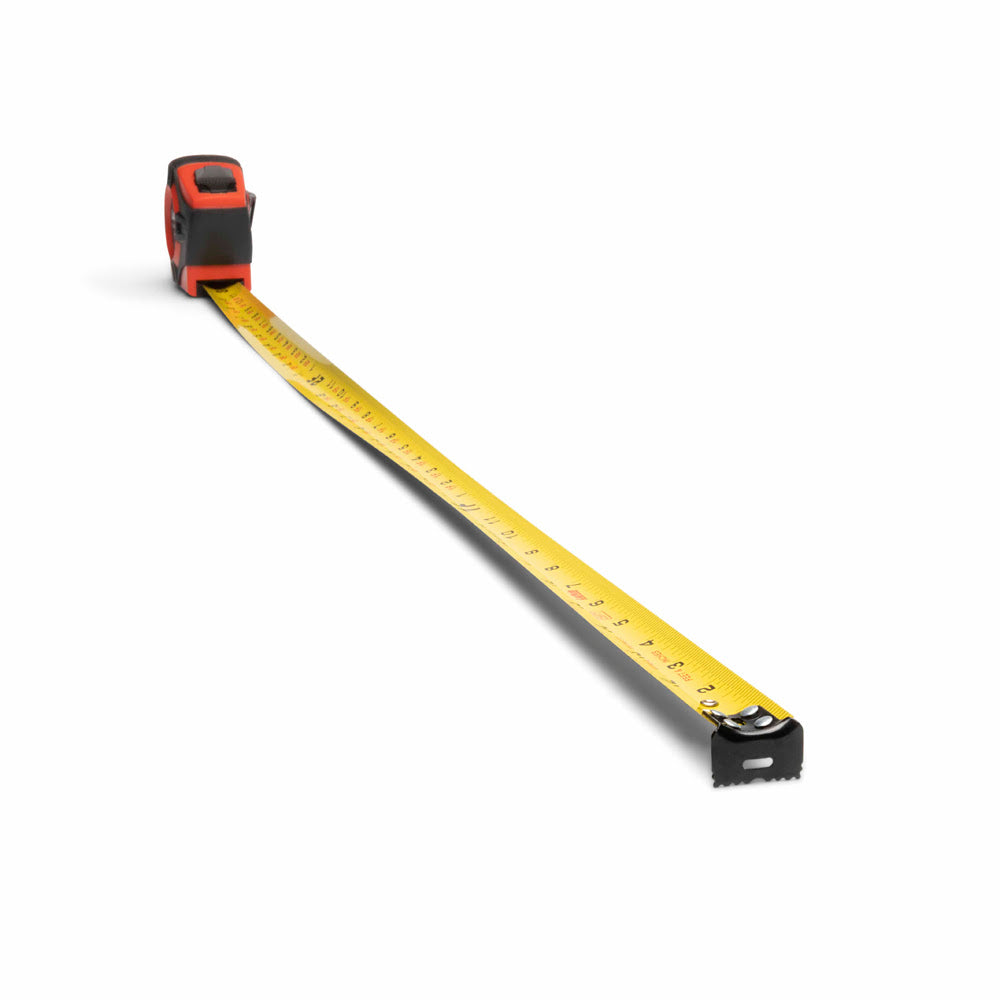 Crescent Lufkin PHV1425DN 1" x 25' Hi-Viz Orange Yellow Clad A4 Blade Power Return Engineer's Tape Measure - 7