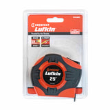 Crescent Lufkin PHV1425N 1" x 25" P1000 Series Hi-Viz Orange Yellow Clad A5 Blade Power Return Tape Measure - 4