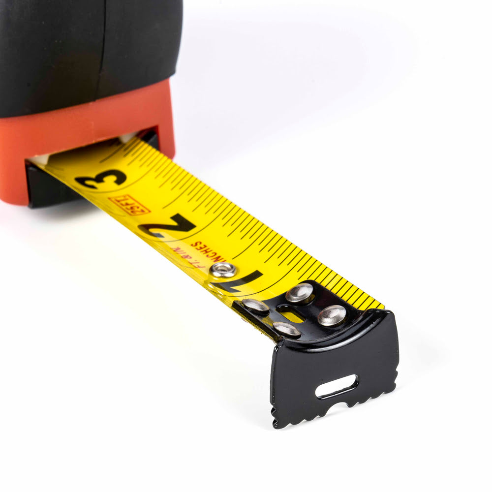 Crescent Lufkin PHV1425N 1" x 25" P1000 Series Hi-Viz Orange Yellow Clad A5 Blade Power Return Tape Measure - 5