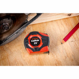 Crescent Lufkin PHV1425N 1" x 25" P1000 Series Hi-Viz Orange Yellow Clad A5 Blade Power Return Tape Measure - 6