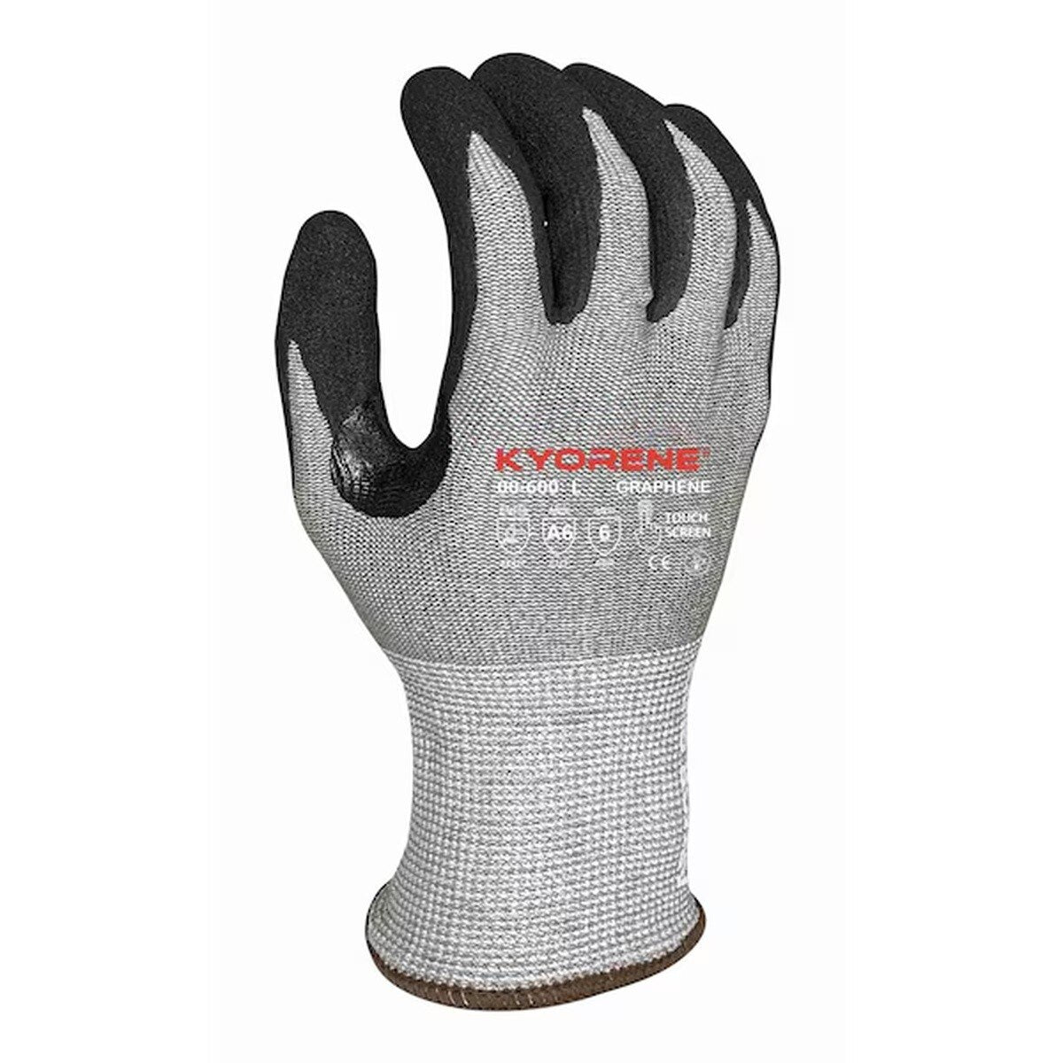 Armor Guys 00-600-2X 13 Gauge A6 Cut Resistant Gloves with Kyorene Graphene Liner and HCT MicroFoam Nitrile Palm Coating 2XL