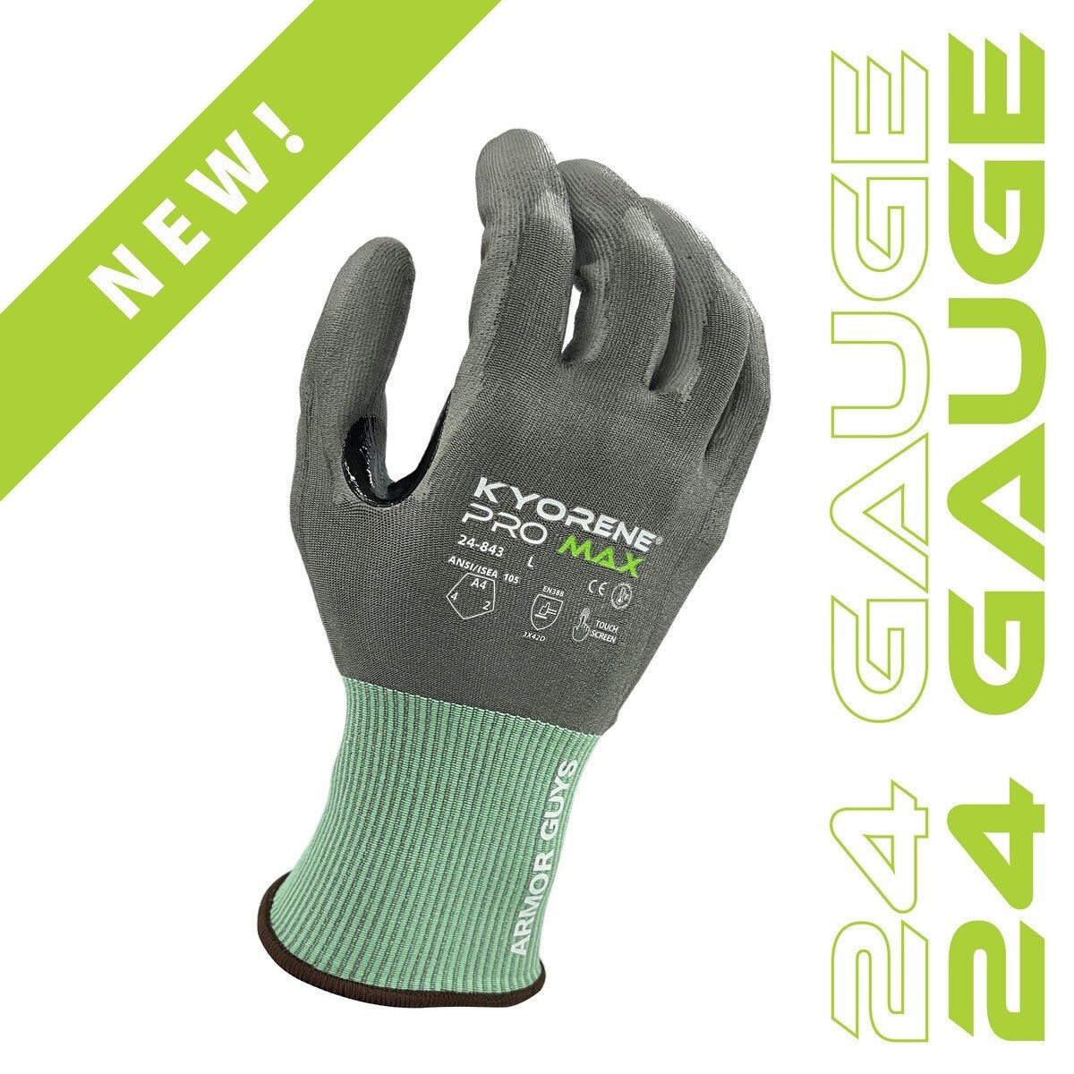 Armor Guys 24-843/XS Kyorene Pro Max Graphene Cut Resistant Glove X-Small - 2