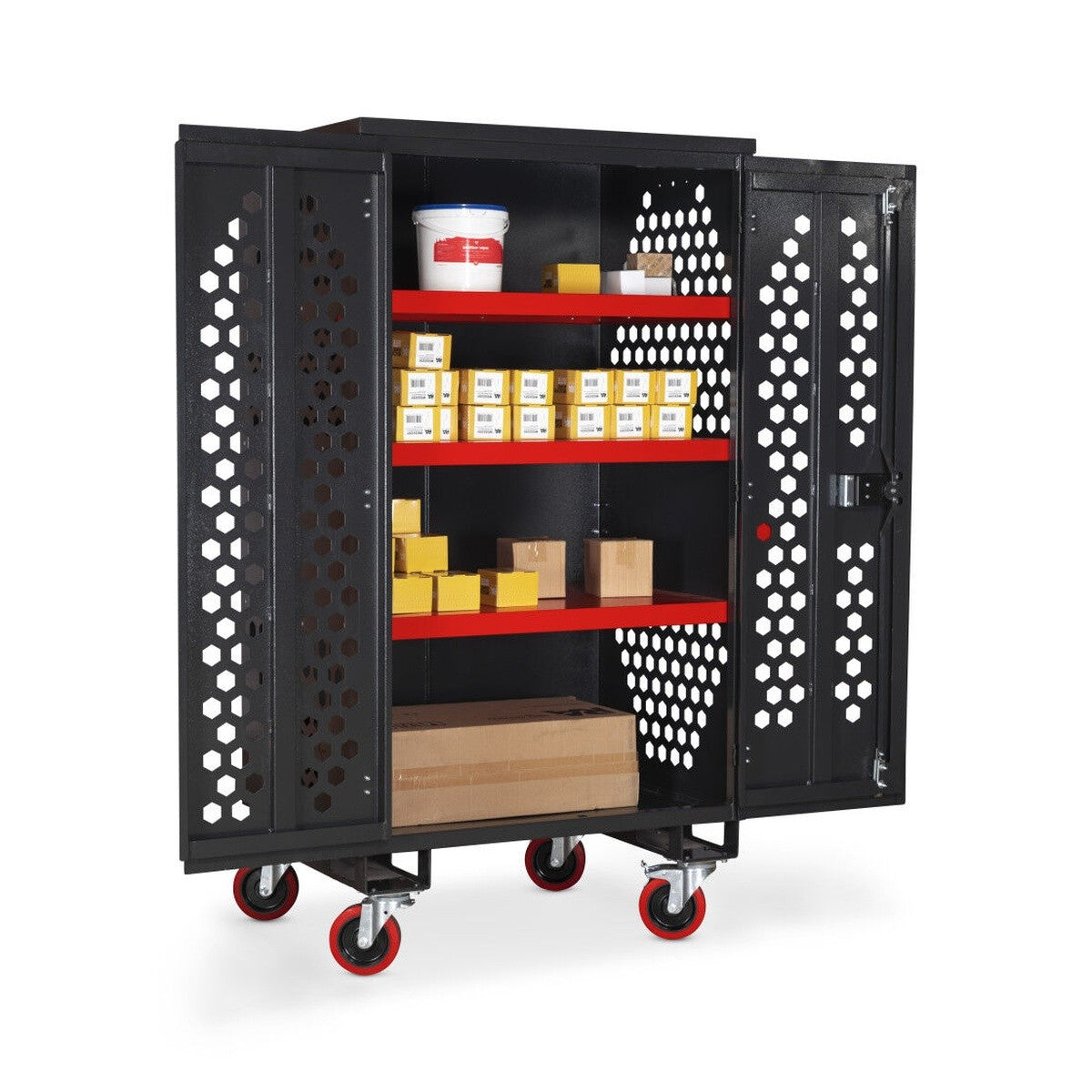 Armorgard FC6-T FittingStor Mobile Fastenings Cabinet 42.1 x 29.8 x 74.2 Black - 3