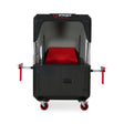 Armorgard SS7-T 54.7" x 30.7" x 74.8" Mobile Cutting Station Workstation with PVC Spark Curtains and Sound Deadening