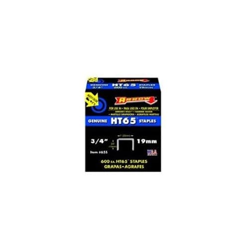 Arrow HT65S 3/4" Staples for Hammer Tacker (624/pk)