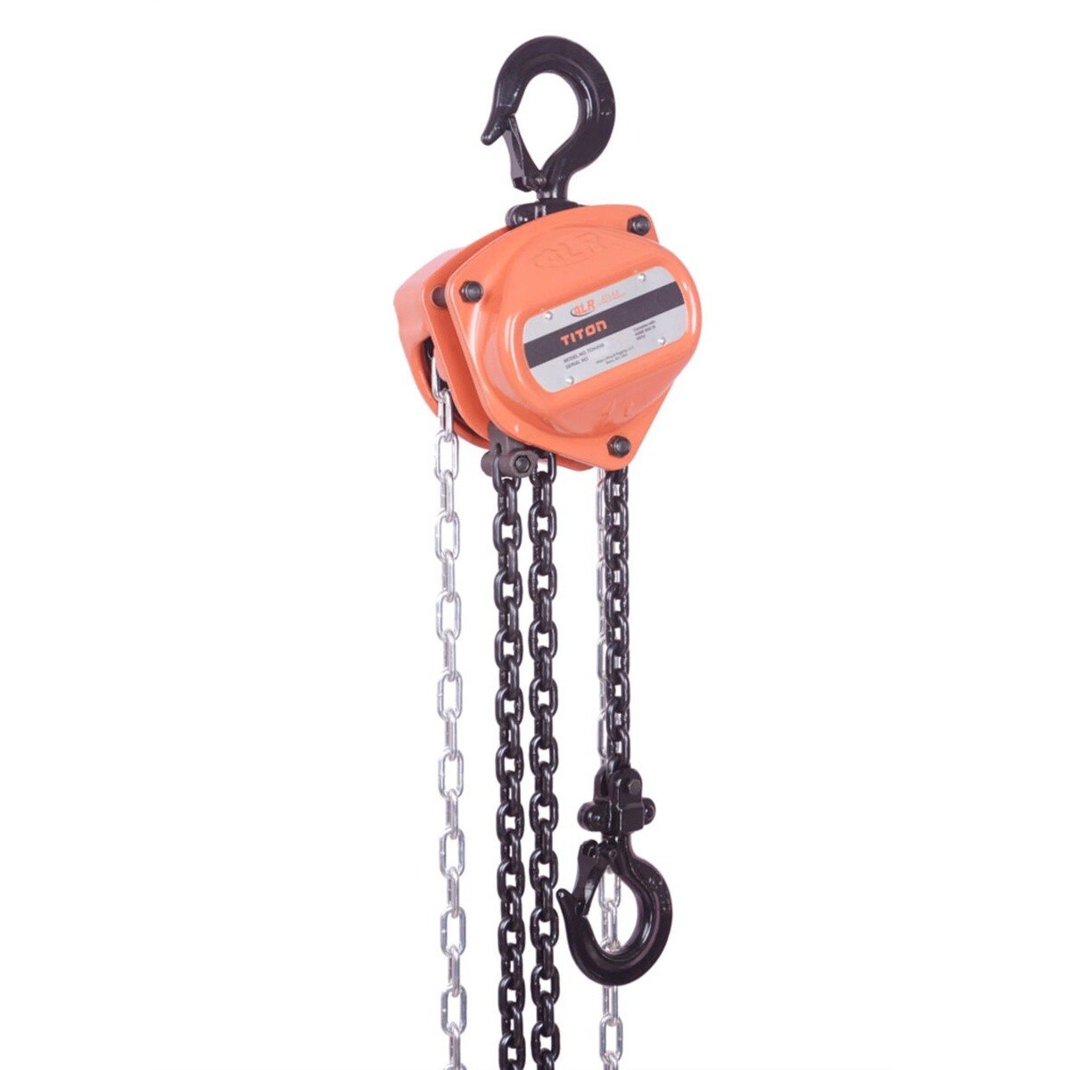 Atlas Lifting and Rigging TCH-015-20 1-1/2 Ton 3300 lb Manual Hand Chain Hoist with 20' Lift