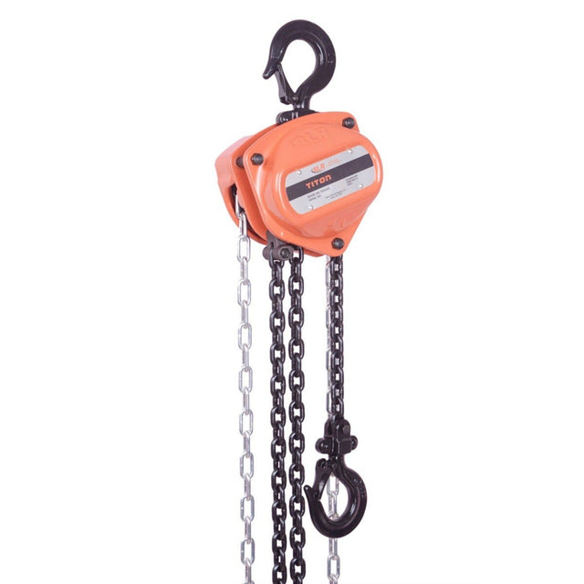 Atlas Lifting and Rigging TCH-015-20 1-1/2 Ton 3300 lb Manual Hand Chain Hoist with 20' Lift