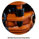 Atlas Lifting and Rigging TCH-015-20 1-1/2 Ton 3300 lb Manual Hand Chain Hoist with 20' Lift - 4