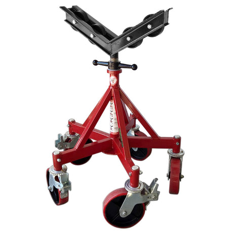 B&B Pipe Tools 3511 Giant 5 Package Ru (Jack, Casters, And Rubber Wheels)