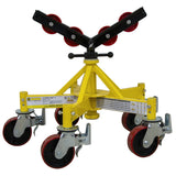 BB Sumner 3310SWH Lo Max Jax 2 Pipe Fabrication Stand Kit with V-Head and Steel Caster Wheels (1 Kit) - 3