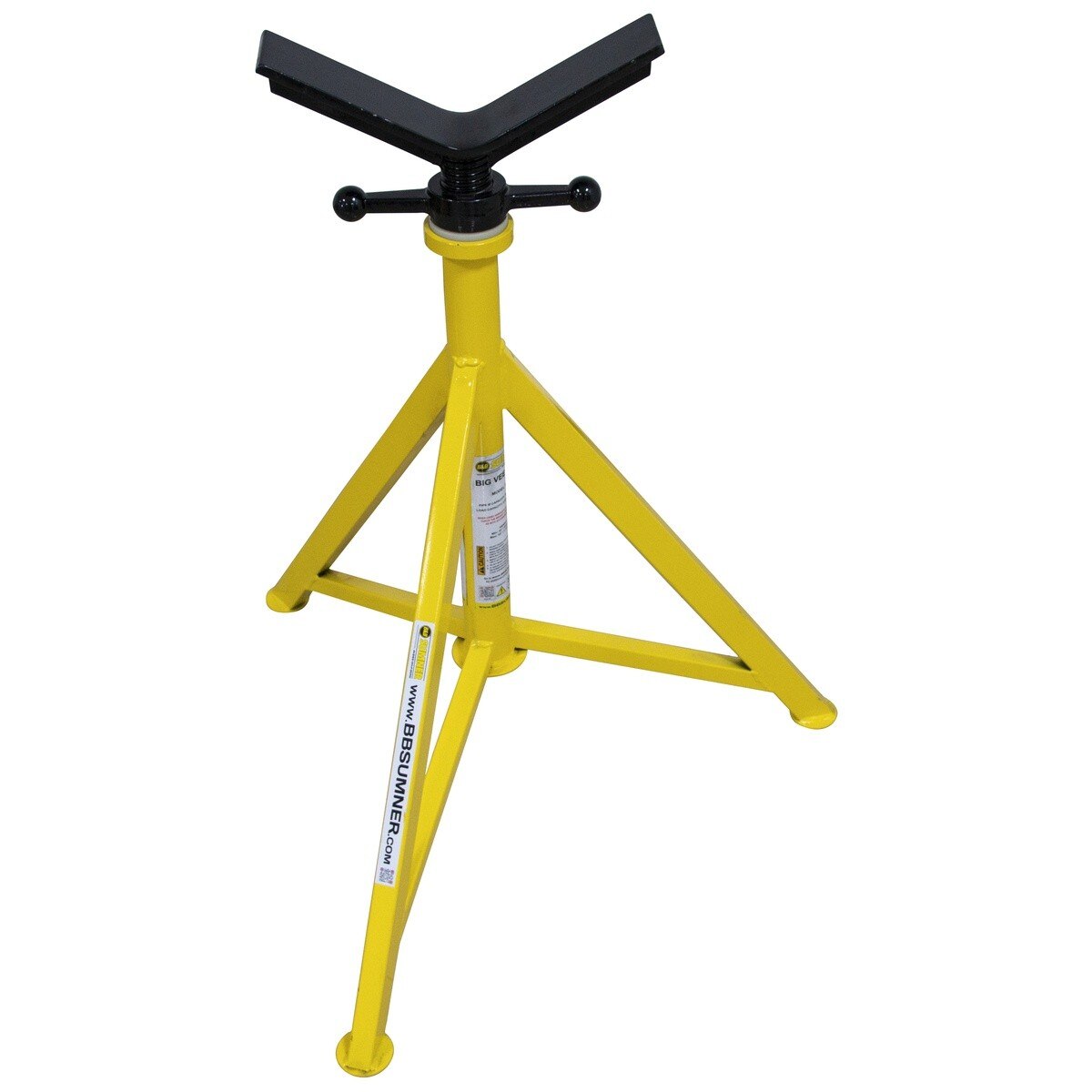 BB Sumner 3600 Three Leg Mega Jack with 16 Inch V-Head 5000 lb Capacity 32-44 Inch Working Height - 3