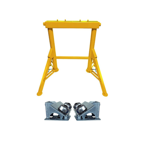 BB Sumner 4300BTH Hi Adjust-A-Roll Roller Stand with Stainless Steel Ball Transfer Head