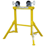 BB Sumner 4300PWH Hi Adjust-A-Roll Pipe Stand with Non-Marking Phenolic Wheel Head - 2