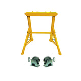 BB Sumner 4300SSWH Hi Adjust-A-Roll Pipe Stand with Stainless Steel Wheel Head