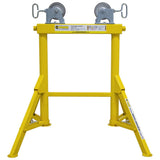 BB Sumner 4300SSWH Hi Adjust-A-Roll Pipe Stand with Stainless Steel Wheel Head - 4