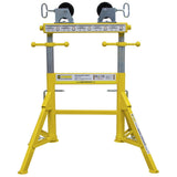 BB Sumner 4375PWH Pro Adjust-A-Roll Pipe Stand with Phenolic Wheel Head - 3