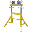 BB Sumner 4375SSWH Pro Adjust-A-Roll Pipe Stand with Stainless Steel Wheel Head 29 to 42.5 in Height Adjustment 5290 lb Capacity