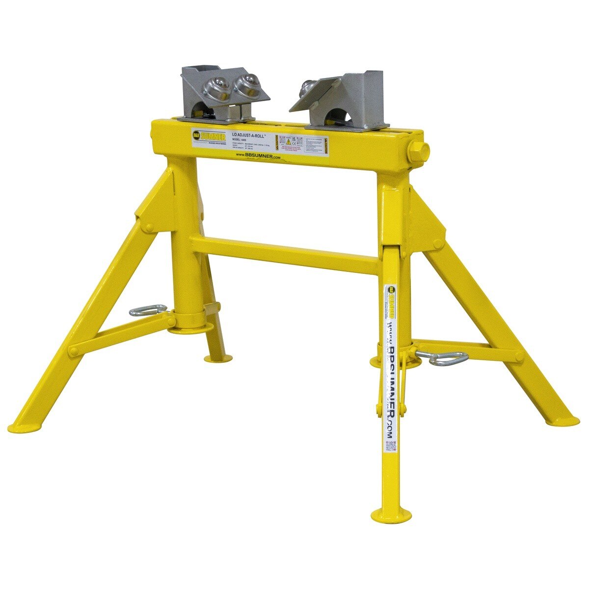 BB Sumner 4400BTH Lo Adjust-A-Roll Stand with Stainless Steel Ball Transfer Head