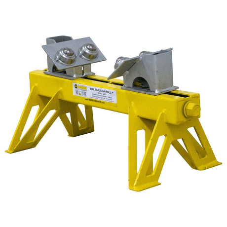 BB Sumner 4600BTH Mini Adjust-A-Roll with Stainless Steel Ball Transfer Head 11 x 22 in. Pipe Roller Stand