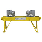 BB Sumner 4600BTH Mini Adjust-A-Roll with Stainless Steel Ball Transfer Head 11 x 22 in. Pipe Roller Stand - 3