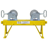 BB Sumner 4600SSWH Mini Adjust-A-Roll Pipe Roller Stand with Stainless Steel Wheel Head - 3