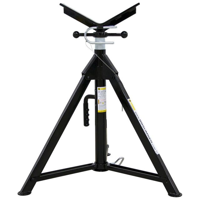 BB Sumner 4701 Fat Jack Midi Pipe Jack Stand with V-Head for up to 36 in Pipe 6000 lb Capacity