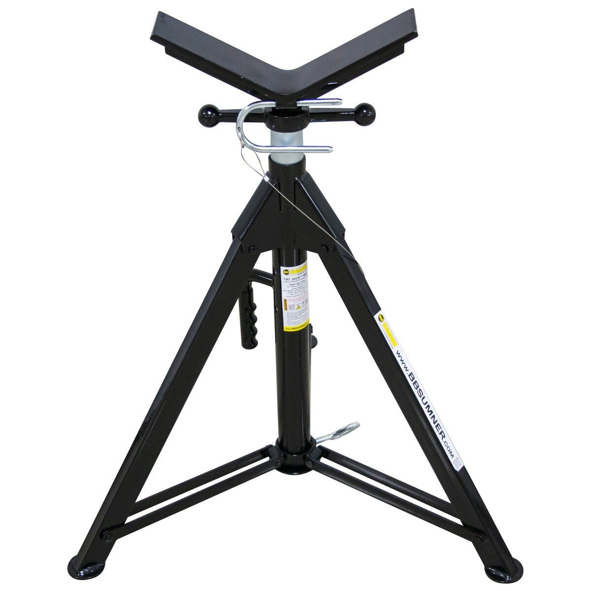 BB Sumner 4701 Fat Jack Midi Pipe Jack Stand with V-Head for up to 36 in Pipe 6000 lb Capacity - 2