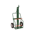 BBSUMNER DCC13FB-14S Double Cylinder Cart Up to 13" with Firewall Bar Lock and 14" Semi-Pneumatic Wheels