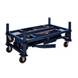 BBSumner PSC2 Pipe Stacker Cart 2 with Mesh Floor 2000 lb Capacity 57 x 34 x 39 in - 2