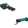 Makita BL1840BDC2X Battery & Charger Kit W/ FREE XMT03Z Multi-Tool