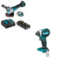 Makita BL1840BSCX3 18V LXT Starter Pack W/ FREE XDT13Z 18V LXT Impact Driver