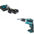 Makita BL1850BDC2X1 Battery & Charger Kit W/ FREE XSF03Z Drywall Driver