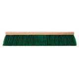 Magnolia 24" Stiff Green Polypropylene Flexsweep Garage Broom With Handle - 3