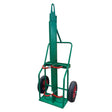 B&B Pipe Tools BCL-E14R Cylinder / Bottle Cart - Medium, with Wall and Eye, 14" Rubber Wheels