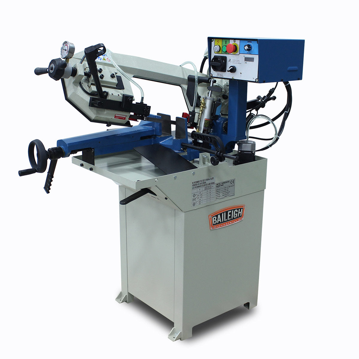 Baileigh Industrial BA9-1001309 Horizontal Bandsaw BS-210M