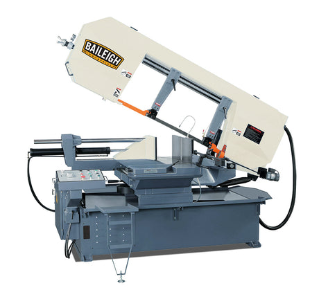 Baileigh Industrial BA9-1001389 Semi-Automatic Dual Mitering Horizontal Band Saw BS-24SA-DM