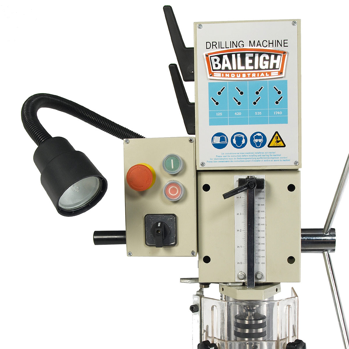 Baileigh Industrial BA9-1002827 Gear Driven Drill Press DP-1000G - 6