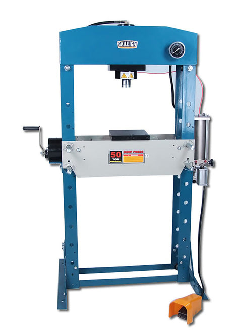 Baileigh Industrial BA9-1004828 Air/Hand Operated H-Frame Press HSP-50A