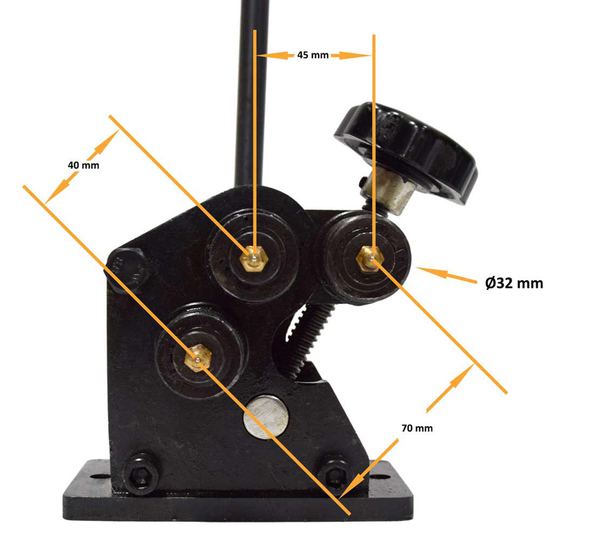 Baileigh Industrial BA9-1006851 Manual Roll Bender R-M3 - 8