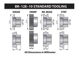 Baileigh Industrial BA9-1012430 Heavy Duty Bead Rolling Machine BR-12E-10 - 2