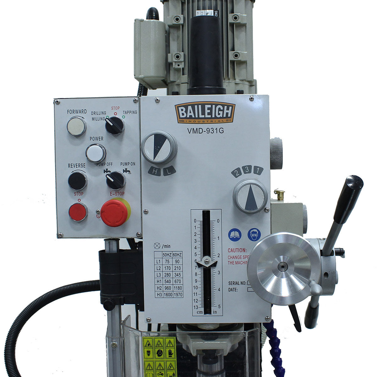 Baileigh Industrial BA9-1020693 Vertical Mill Drill VMD-931G - 4