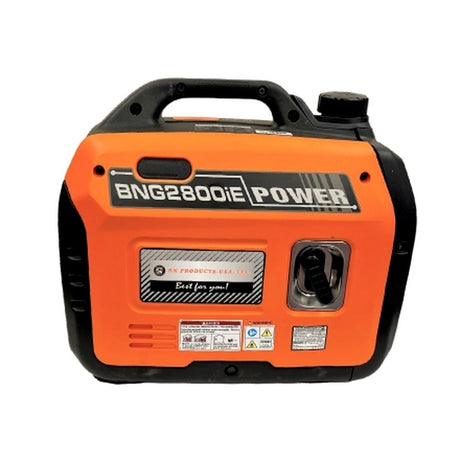 Benner-Nawman BNG2800iE 2800W Rated 3000W Max Inverter Generator Recoil Start Enclosed Frame