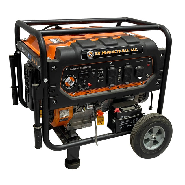 Benner-Nawman BNG6500 6500W Rated 7000W Peak Gasoline Generator with Electric Start CARB Certified