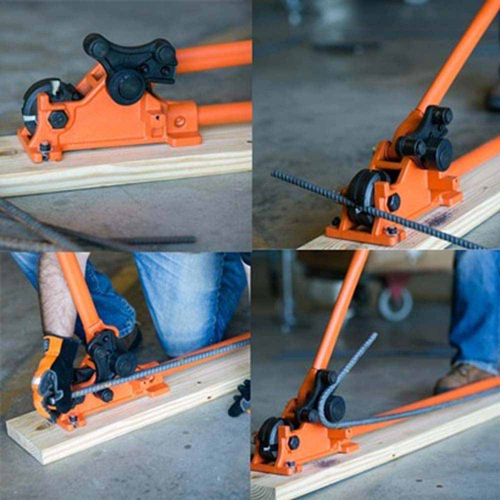 BN Products MBC-16B1 Manual Rebar Cutter & Bender - Compact and Efficient Tool for Rebar Handling - 3