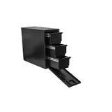 Better Built 29217125 Crown Steel Tool Tower W/ 3 Drawers, Gloss Black - 2