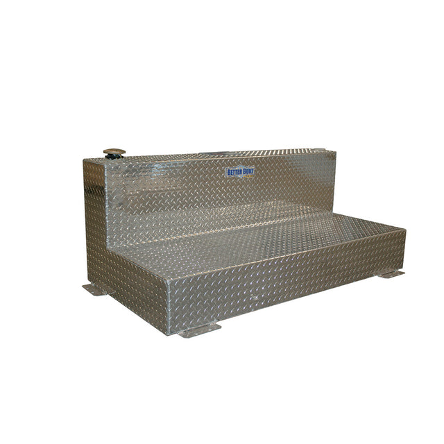 Better Built 37024149 100 Gallon  "L" Transfer Tank, Aluminum, Brite