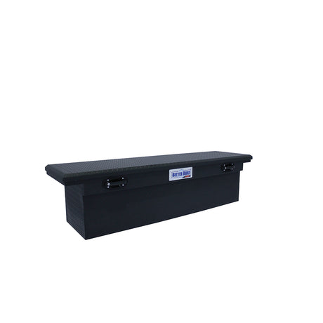 Better Built 79211101 71" Sec Saddle Truck Tool Box, Low Profile, Deep, Matte Black