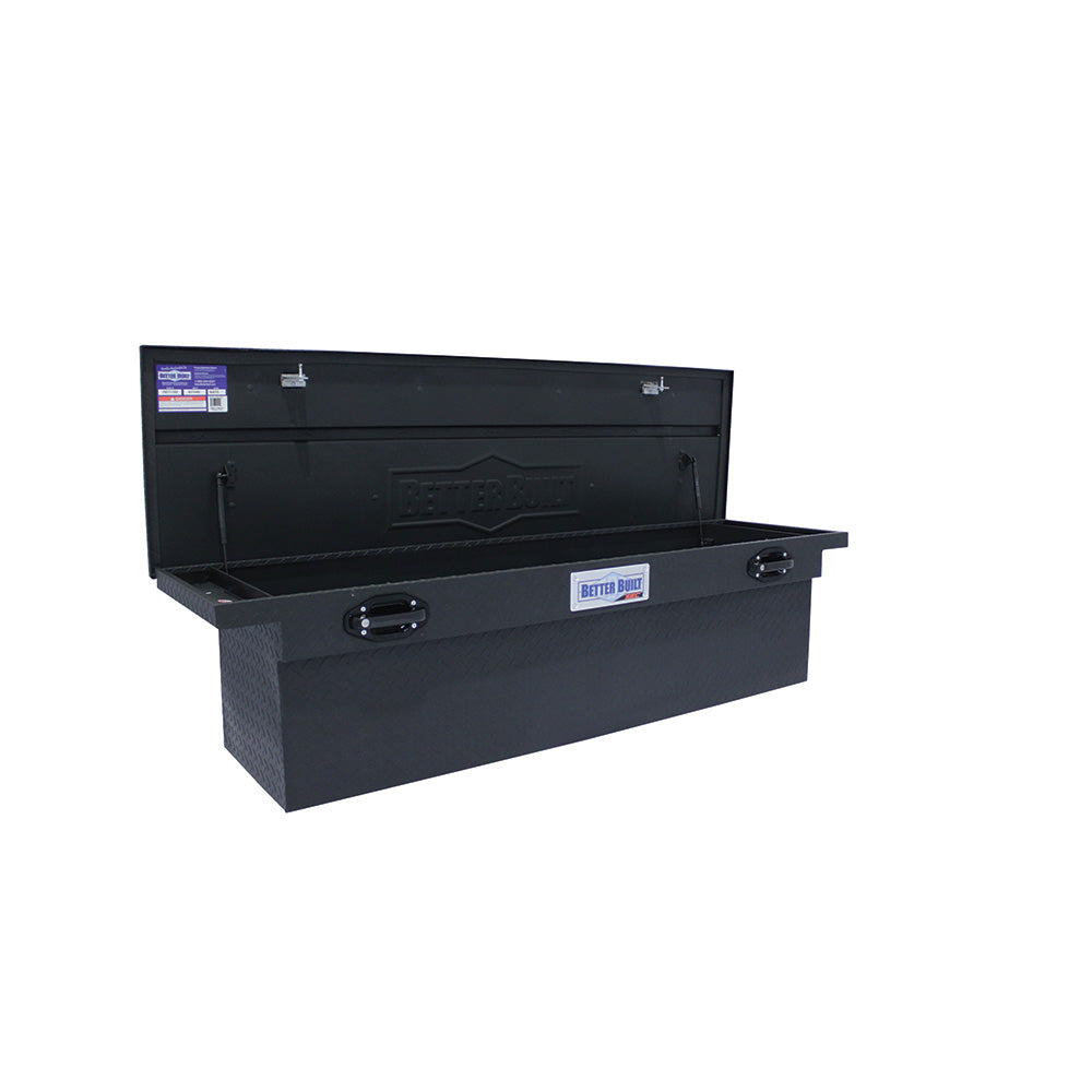 Better Built 79211101 71" Sec Saddle Truck Tool Box, Low Profile, Deep, Matte Black - 2